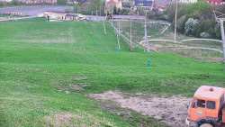 Horní část sjezdovky skiareálu Hlubočky