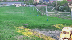 Horní část sjezdovky skiareálu Hlubočky