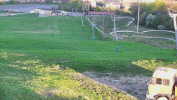 Horní část sjezdovky skiareálu Hlubočky