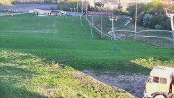 Horní část sjezdovky skiareálu Hlubočky