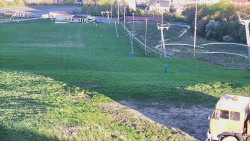 Horní část sjezdovky skiareálu Hlubočky