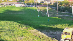 Horní část sjezdovky skiareálu Hlubočky