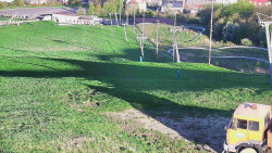 Horní část sjezdovky skiareálu Hlubočky