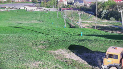 Horní část sjezdovky skiareálu Hlubočky