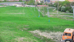 Horní část sjezdovky skiareálu Hlubočky