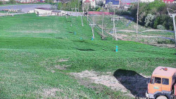 Horní část sjezdovky skiareálu Hlubočky