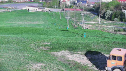 Horní část sjezdovky skiareálu Hlubočky