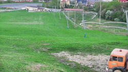 Horní část sjezdovky skiareálu Hlubočky