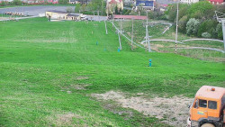 Horní část sjezdovky skiareálu Hlubočky