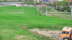 Horní část sjezdovky skiareálu Hlubočky