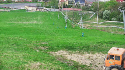 Horní část sjezdovky skiareálu Hlubočky