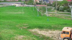 Horní část sjezdovky skiareálu Hlubočky