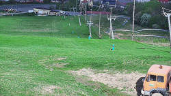 Horní část sjezdovky skiareálu Hlubočky