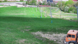 Horní část sjezdovky skiareálu Hlubočky