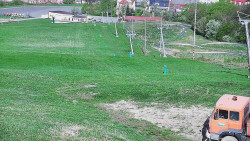 Horní část sjezdovky skiareálu Hlubočky