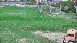 Horní část sjezdovky skiareálu Hlubočky