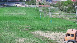 Horní část sjezdovky skiareálu Hlubočky