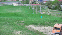 Horní část sjezdovky skiareálu Hlubočky