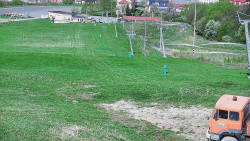 Horní část sjezdovky skiareálu Hlubočky