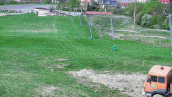 Horní část sjezdovky skiareálu Hlubočky