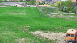 Horní část sjezdovky skiareálu Hlubočky