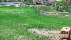 Horní část sjezdovky skiareálu Hlubočky