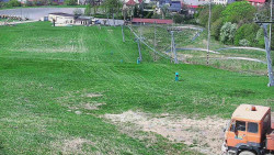 Horní část sjezdovky skiareálu Hlubočky