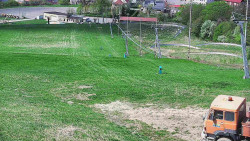 Horní část sjezdovky skiareálu Hlubočky