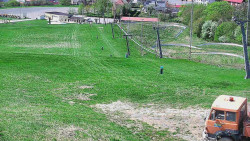 Horní část sjezdovky skiareálu Hlubočky