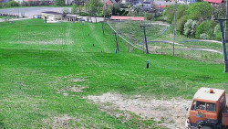 Horní část sjezdovky skiareálu Hlubočky