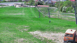 Horní část sjezdovky skiareálu Hlubočky