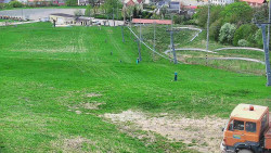 Horní část sjezdovky skiareálu Hlubočky