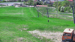 Horní část sjezdovky skiareálu Hlubočky