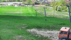 Horní část sjezdovky skiareálu Hlubočky