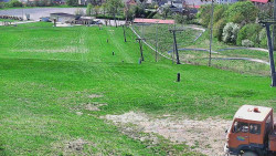 Horní část sjezdovky skiareálu Hlubočky