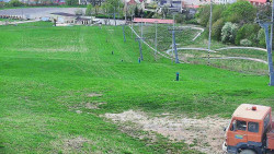 Horní část sjezdovky skiareálu Hlubočky