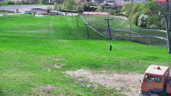 Horní část sjezdovky skiareálu Hlubočky