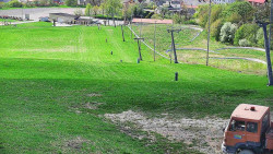 Horní část sjezdovky skiareálu Hlubočky