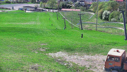 Horní část sjezdovky skiareálu Hlubočky