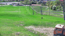 Horní část sjezdovky skiareálu Hlubočky