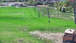 Horní část sjezdovky skiareálu Hlubočky