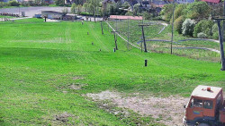 Horní část sjezdovky skiareálu Hlubočky