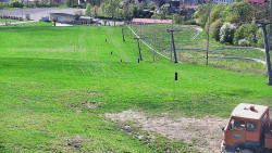 Horní část sjezdovky skiareálu Hlubočky