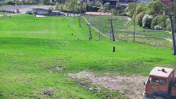 Horní část sjezdovky skiareálu Hlubočky