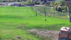 Horní část sjezdovky skiareálu Hlubočky