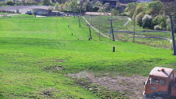 Horní část sjezdovky skiareálu Hlubočky