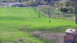 Horní část sjezdovky skiareálu Hlubočky