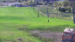 Horní část sjezdovky skiareálu Hlubočky