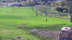 Horní část sjezdovky skiareálu Hlubočky