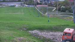 Horní část sjezdovky skiareálu Hlubočky